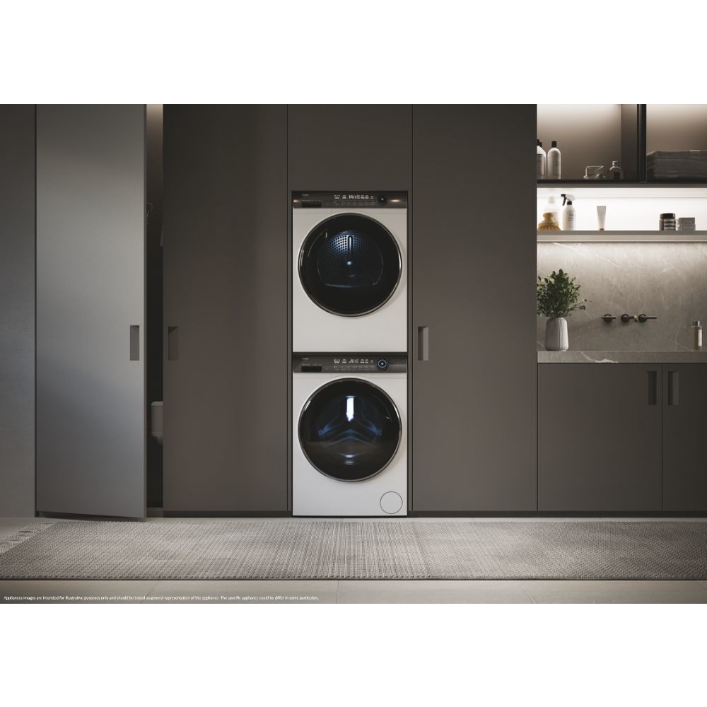 Haier HD90-A3Q979U1-UK Heat Pump Tumble Dryer, 9kg, White, A+++ Rated