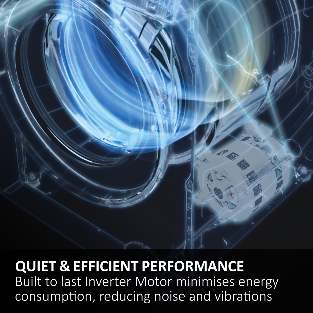 Haier HD100-A2939 Heat Pump Tumble Dryer, 10kg, White, A++ Rated