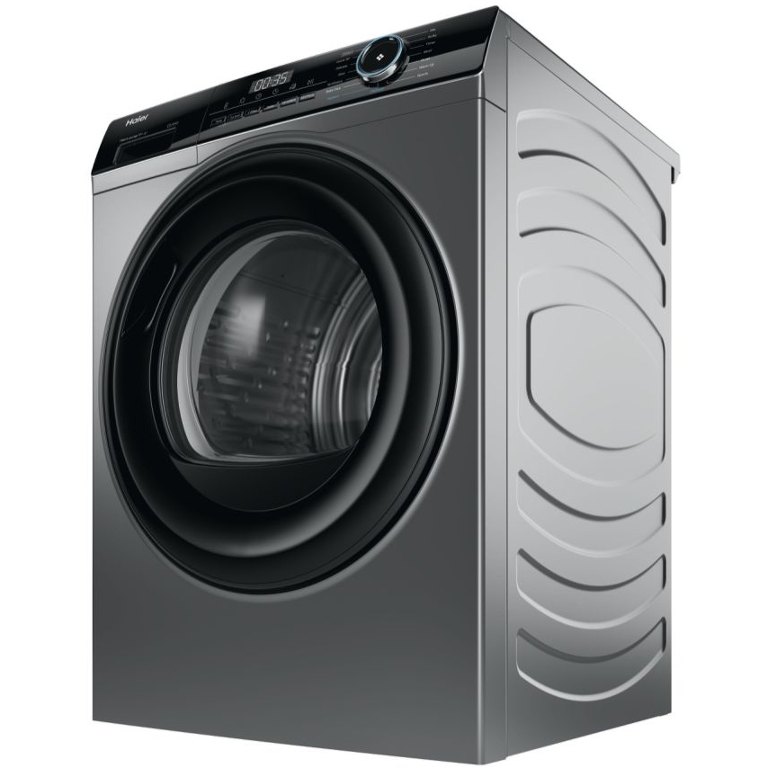 Haier HD100-A2939R Heat Pump Tumble Dryer, 10kg, Grey, A++ Rated