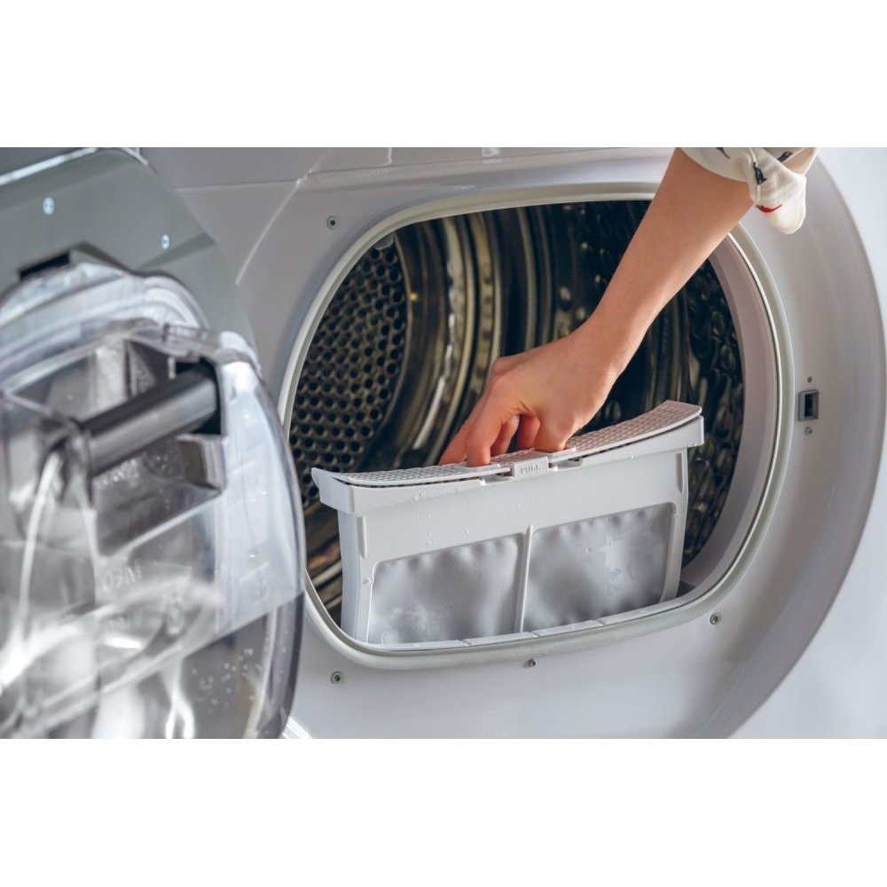 Hoover HLE H9A3TE-80/N Heat Pump Tumble Dryer, 9kg, White, A+++ Rated