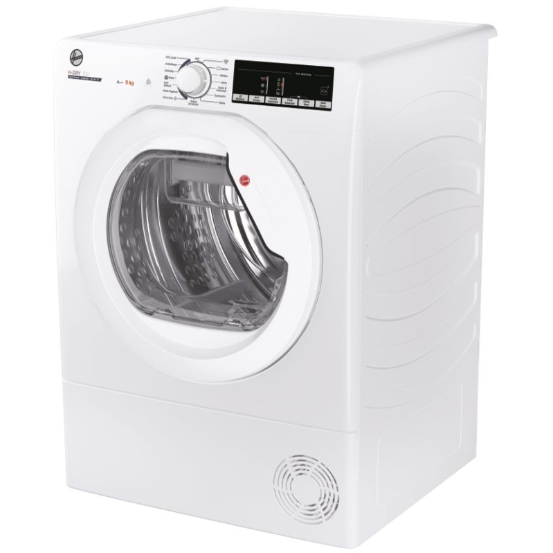 Hoover HLE H9A3TE-80/N Heat Pump Tumble Dryer, 9kg, White, A+++ Rated