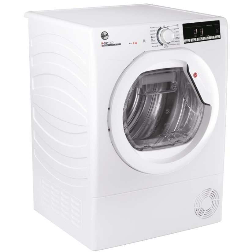 Hoover HLE H9A3TE-80/N Heat Pump Tumble Dryer, 9kg, White, A+++ Rated