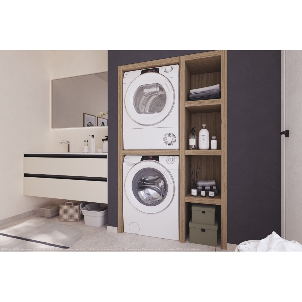 Candy ROE H9A3TCE-80/N Heat Pump Tumble Dryer, 9kg, White, A+++ Rated