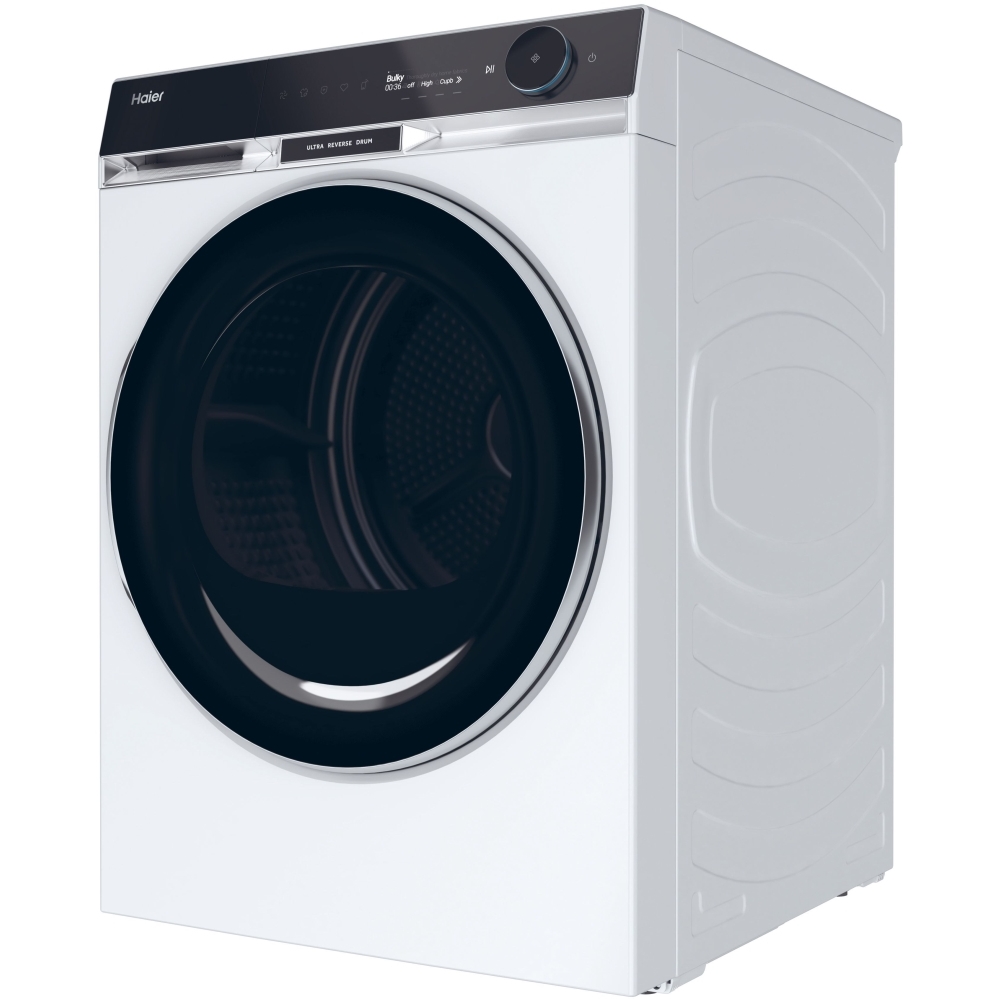 Haier HD90-A3Q397U1 Heat Pump Tumble Dryer, 9kg, White, A+++ Rated