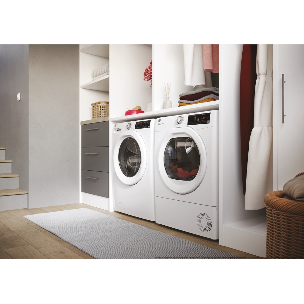 Hoover HRE C10TE-80 H-DRY 350 Condenser Tumble Dryer, 10kg, White, B Rated