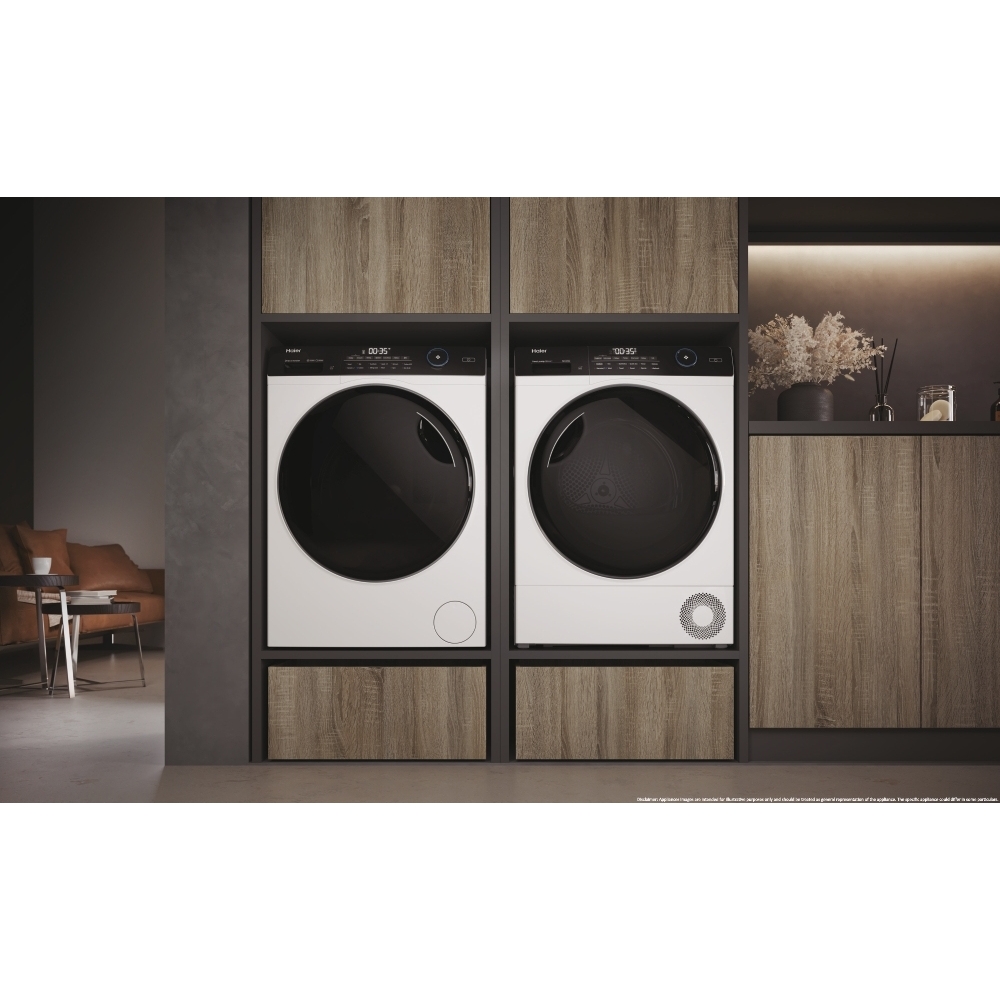 Haier HD110-A2959E-UK Heat Pump Tumble Dryer, 11kg, White, A++ Rated