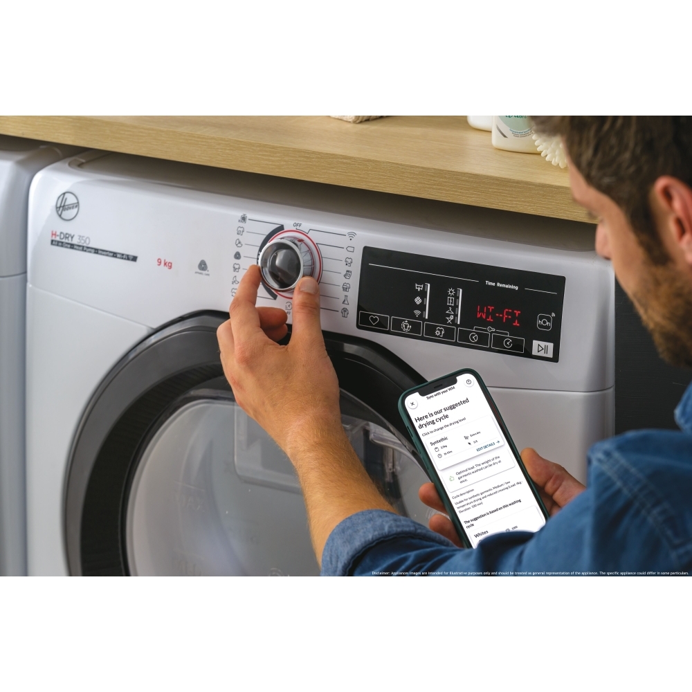Hoover HRE H10N2TBE-80 Heat Pump Tumble Dryer, A++ Rated