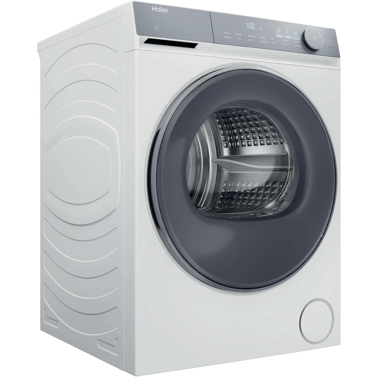 Haier HD90-C367U1-UK Heat Pump Tumble Dryer, 9kg, White, A++ Rated