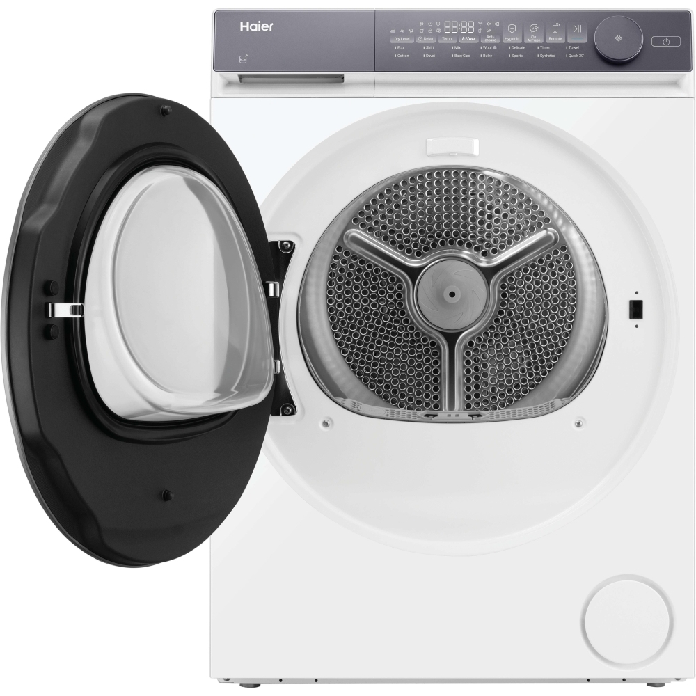 Haier HD100-C367U1-UK Heat Pump Tumble Dryer, 10kg, White, A++ Rated
