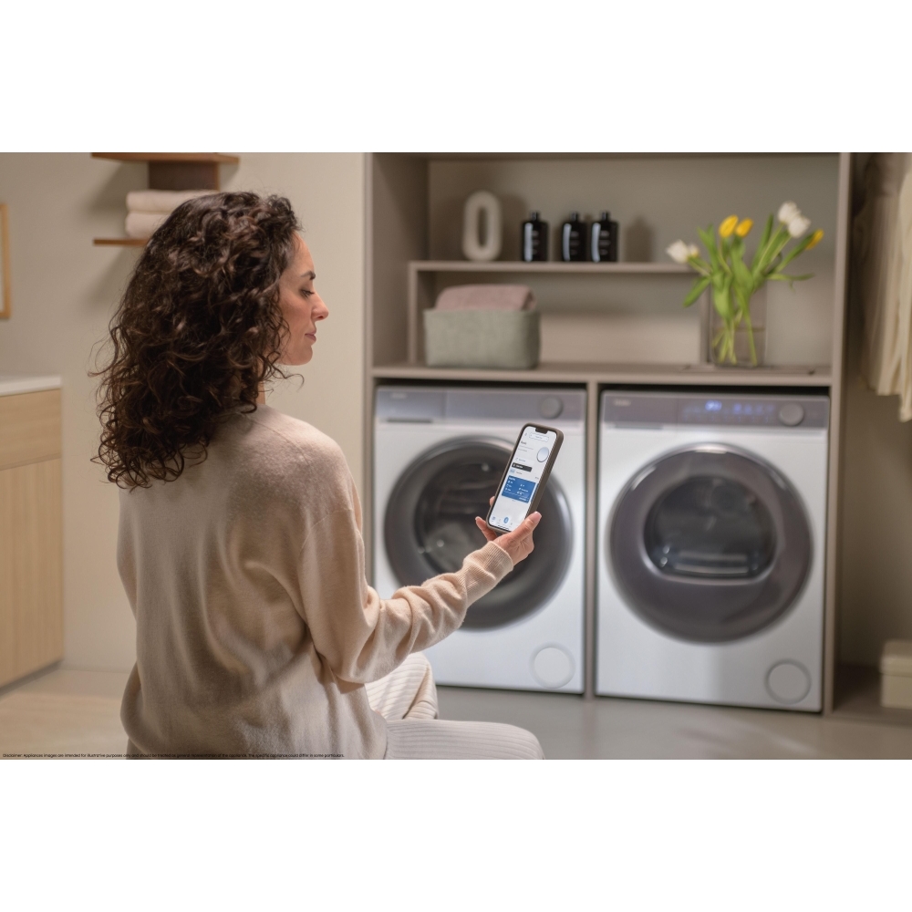 Haier HD100-C367U1-UK Heat Pump Tumble Dryer, 10kg, White, A++ Rated