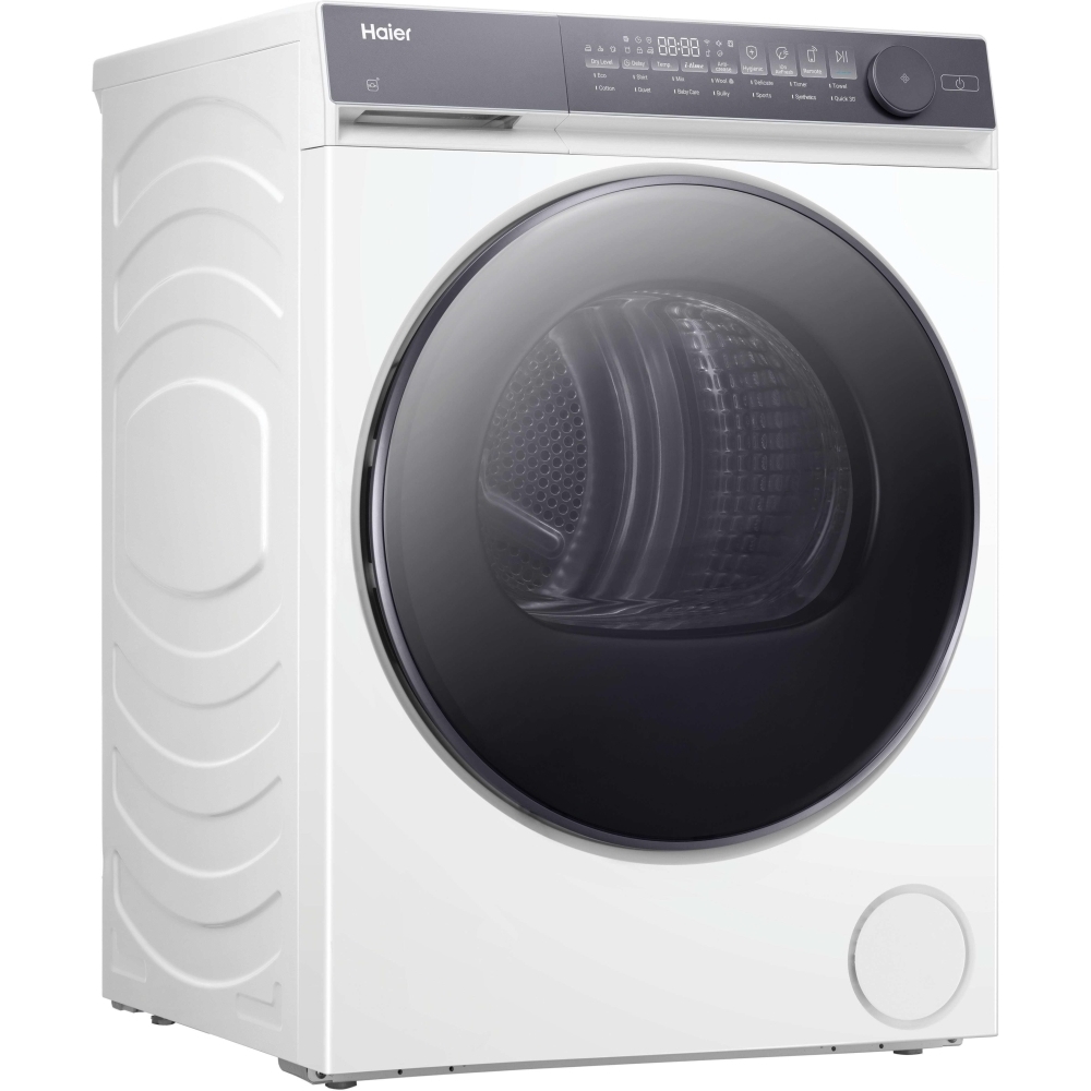 Haier HD100-C367U1-UK Heat Pump Tumble Dryer, 10kg, White, A++ Rated