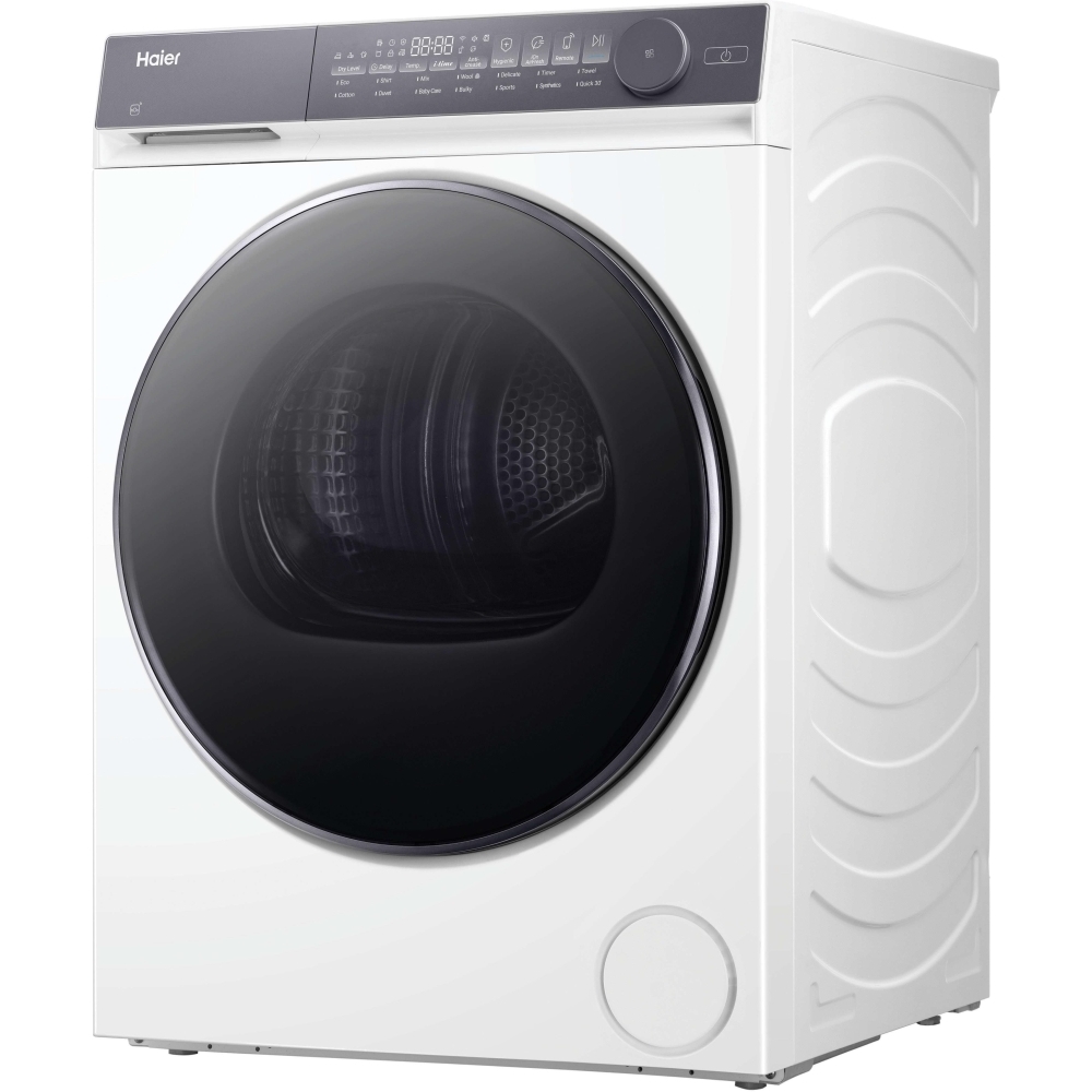 Haier HD100-C367U1-UK Heat Pump Tumble Dryer, 10kg, White, A++ Rated