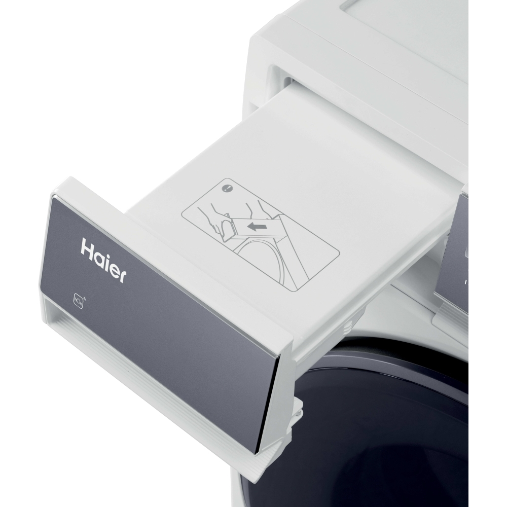 Haier HD100-C367U1-UK Heat Pump Tumble Dryer, 10kg, White, A++ Rated