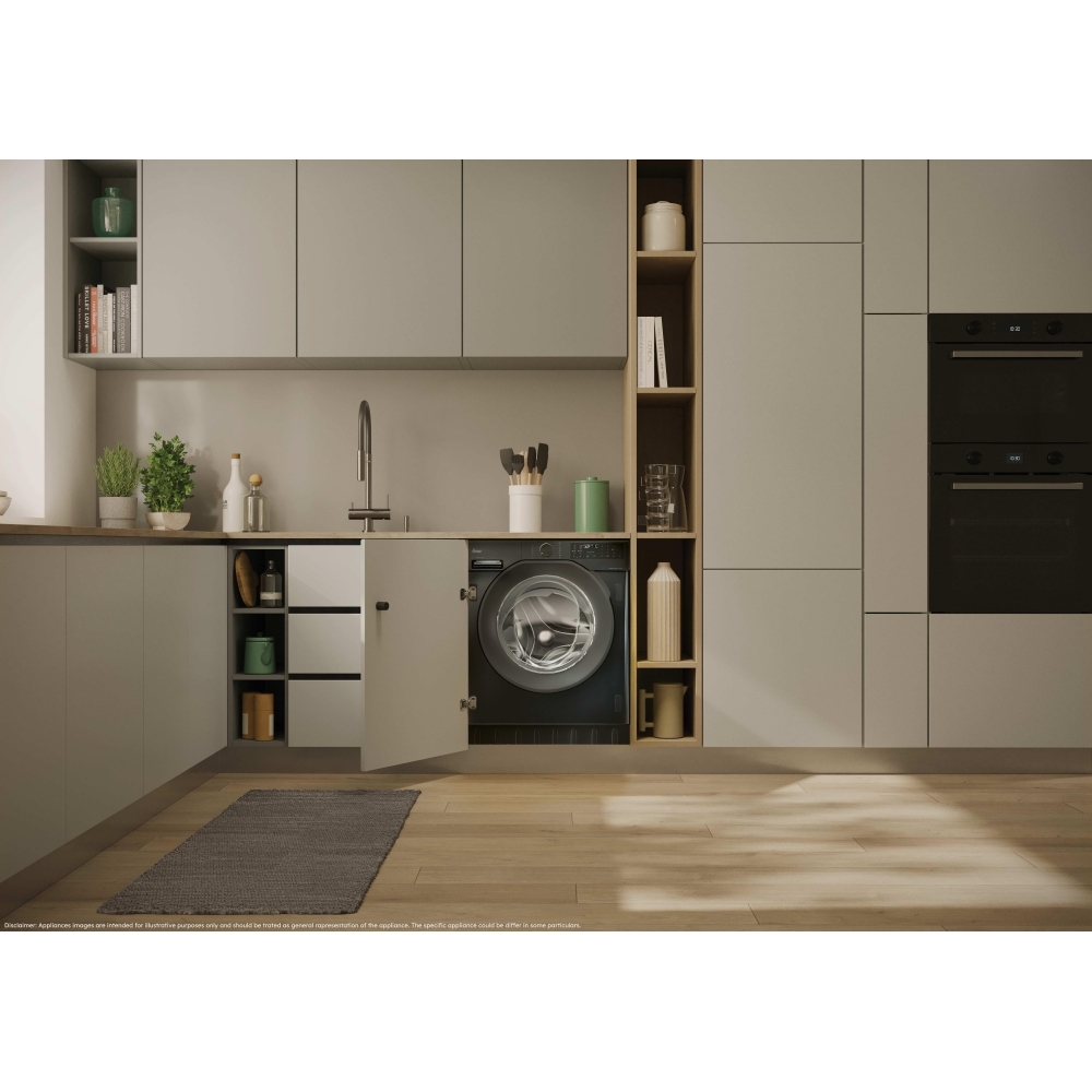 Hoover BH4S696M6DR9-80 Integrated Washer Dryer