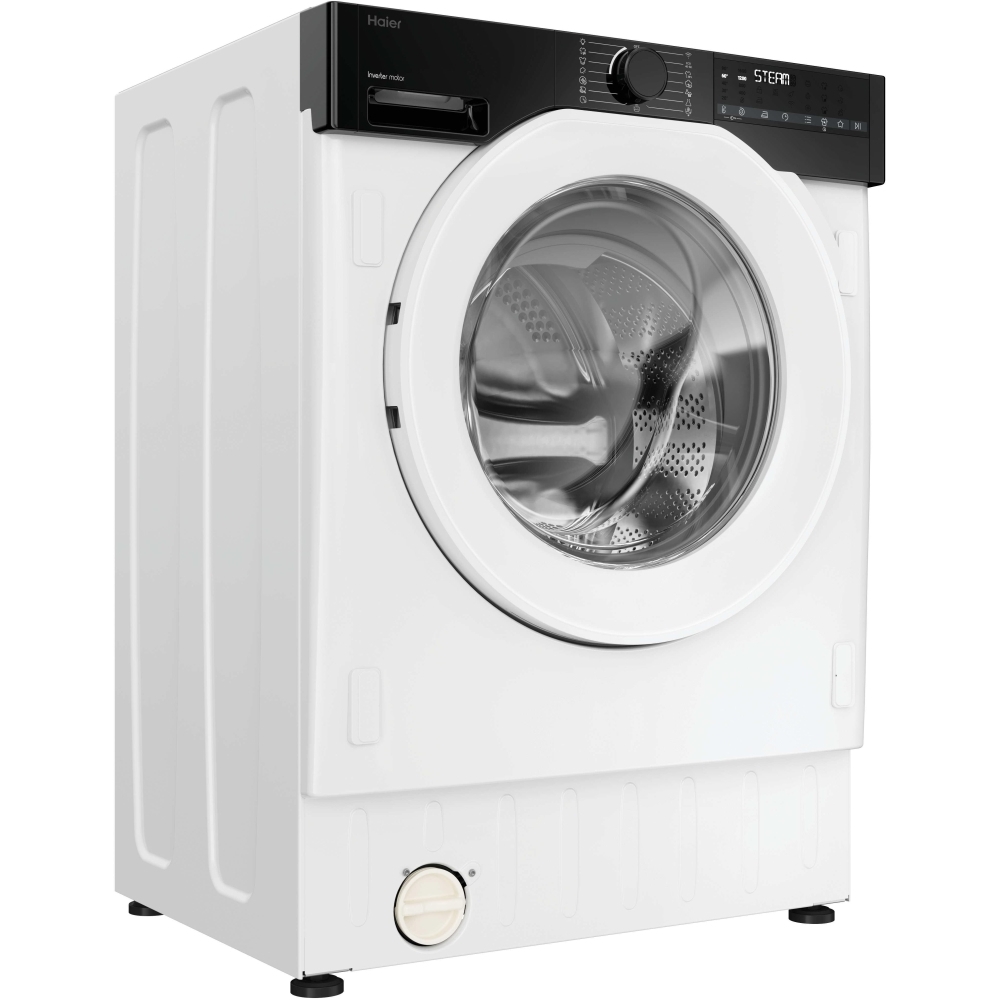 Haier BHA6S69M6D9J-80 Integrated Washing Machine, 9kg, 1600 Spin, White, A Rated