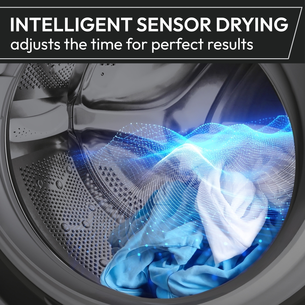 Hoover HBDS 4854DMS5-80 300 Pro Integrated Washer Dryer, 8kg/5kg, 1400 Spin, White, D Rated