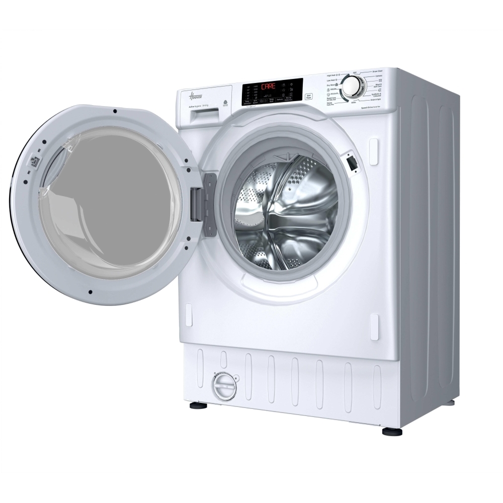 Hoover HBDS 4854DMS5-80 300 Pro Integrated Washer Dryer, 8kg/5kg, 1400 Spin, White, D Rated