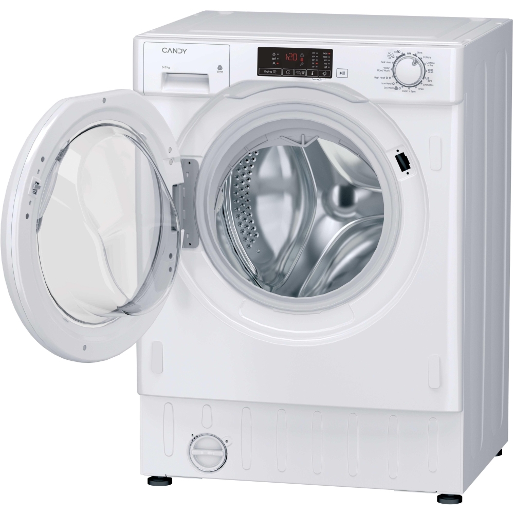 Candy CBD 485D13-80 Integrated Washer Dryer, 8kg/5kg, White, E Rated