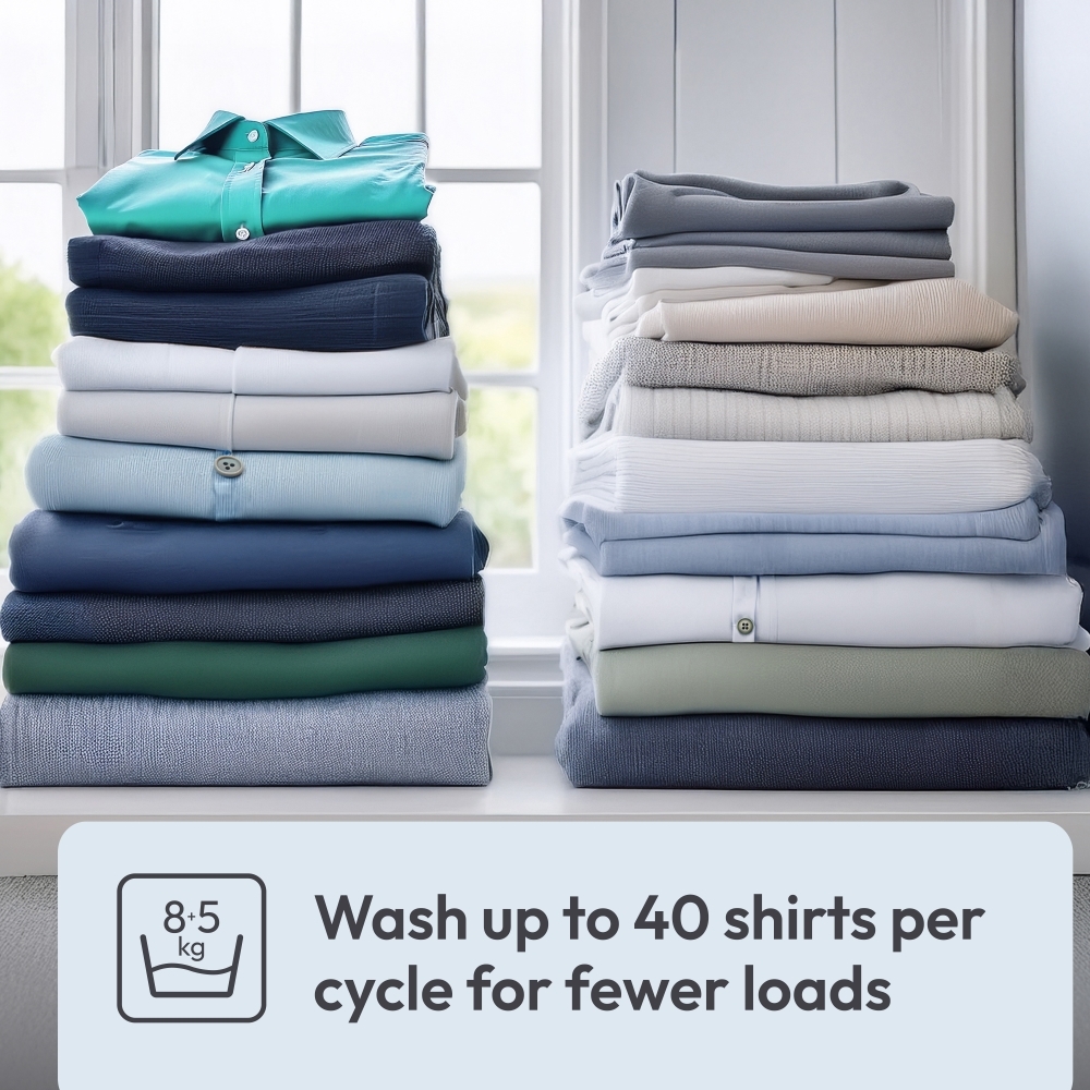 Candy CBD 485D13-80 Integrated Washer Dryer, 8kg/5kg, White, E Rated