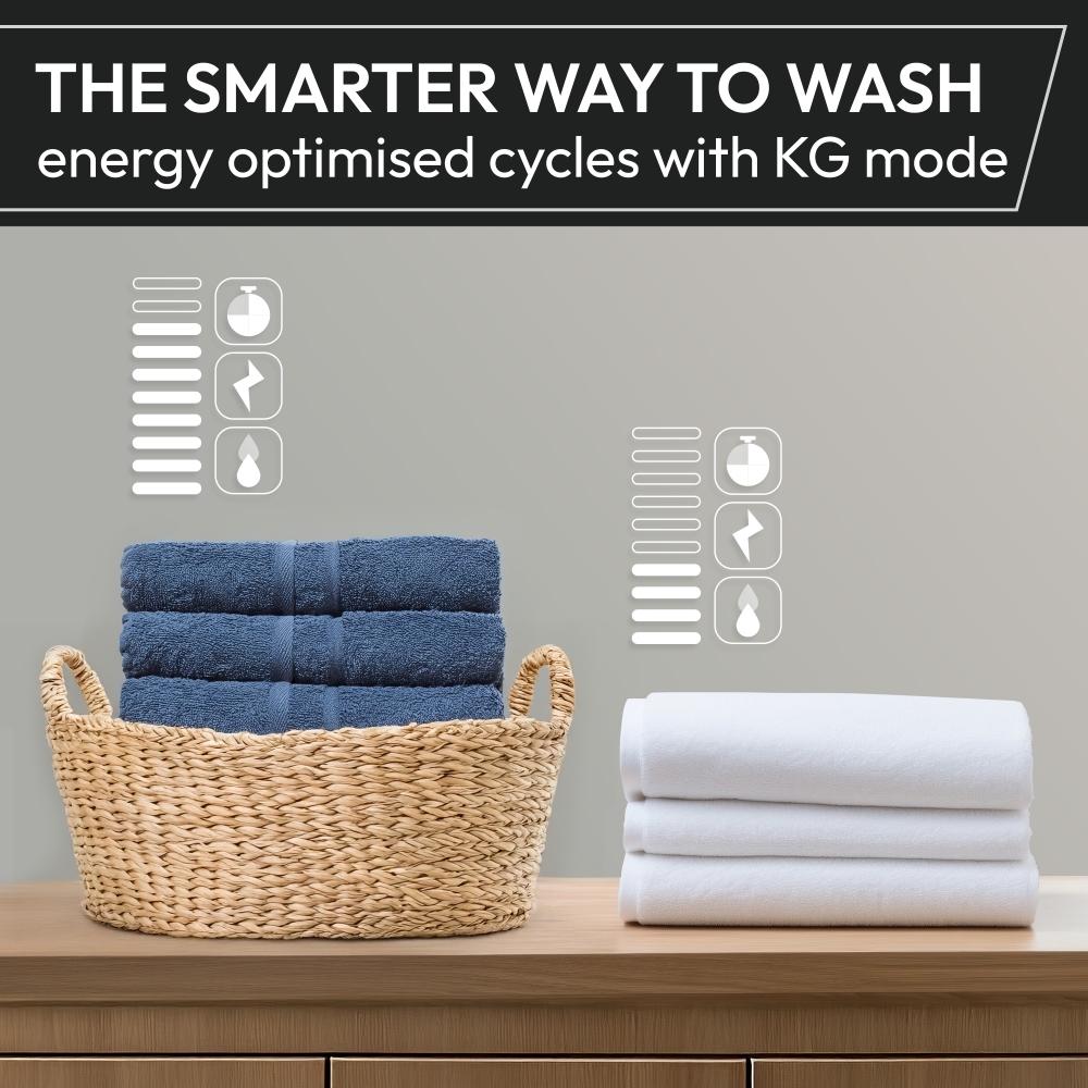 Hoover HBD 495D13-80 Integrated Washer Dryer, 9kg/5kg, 1400 Spin, White, E Rated