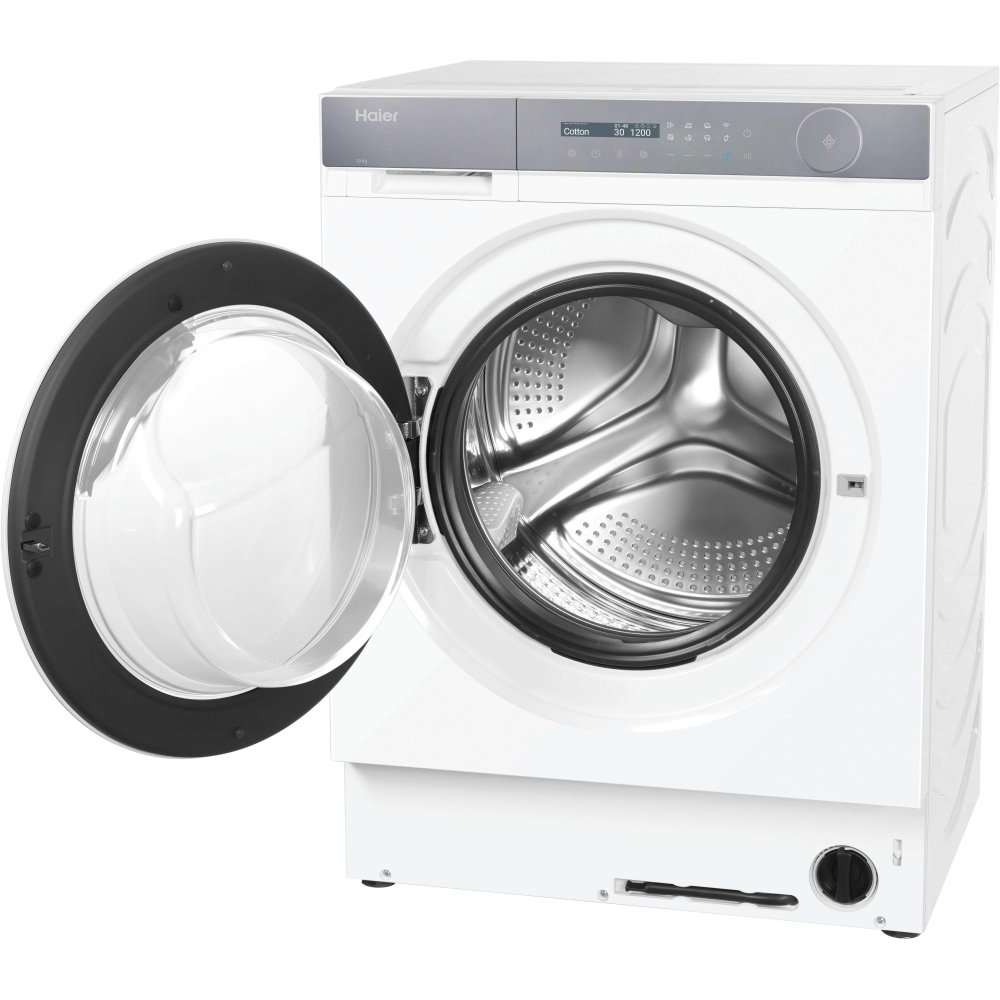Haier HWB100B14858AUUK Integrated Washing Machine, 10kg, 1400 Spin, White, A Rated