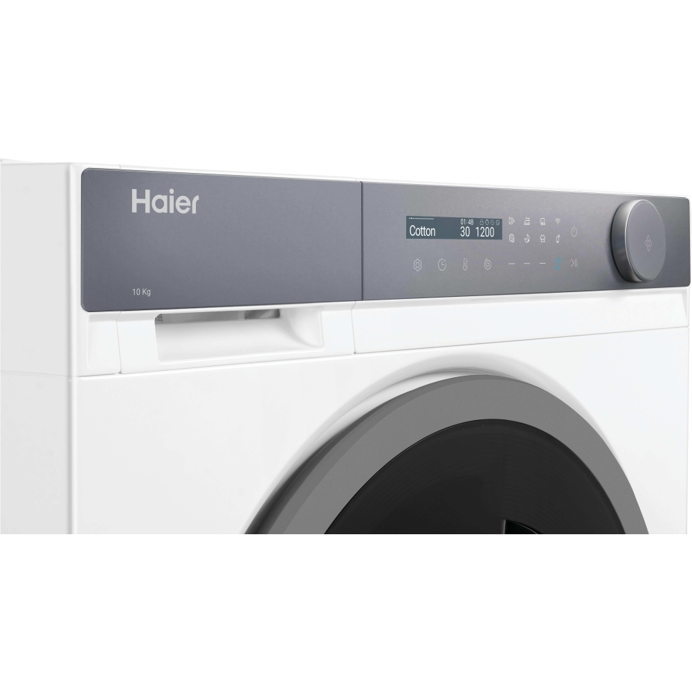 Haier HWB100B14858AUUK Integrated Washing Machine, 10kg, 1400 Spin, White, A Rated