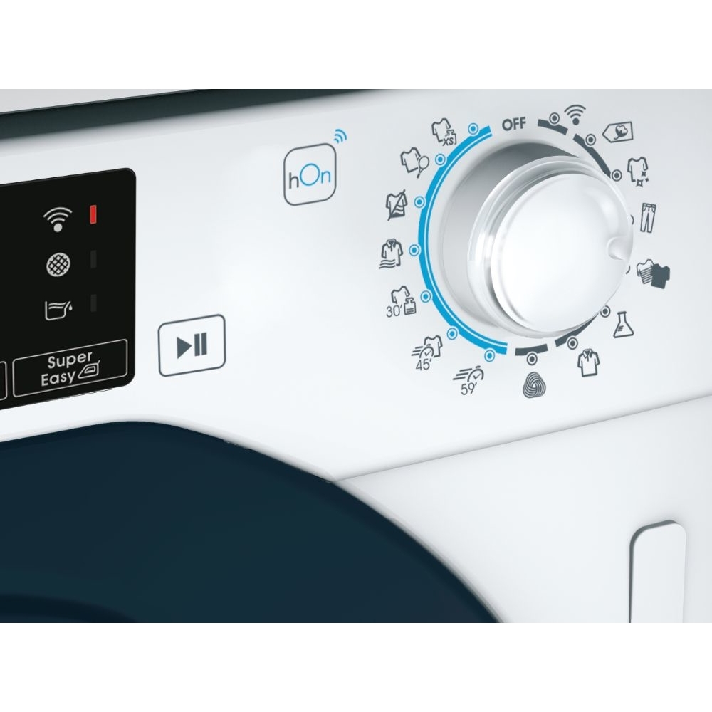 Candy BCTD H7A1TBE-80 Integrated Heat Pump Tumble Dryer, 7kg, White, A+ Rated