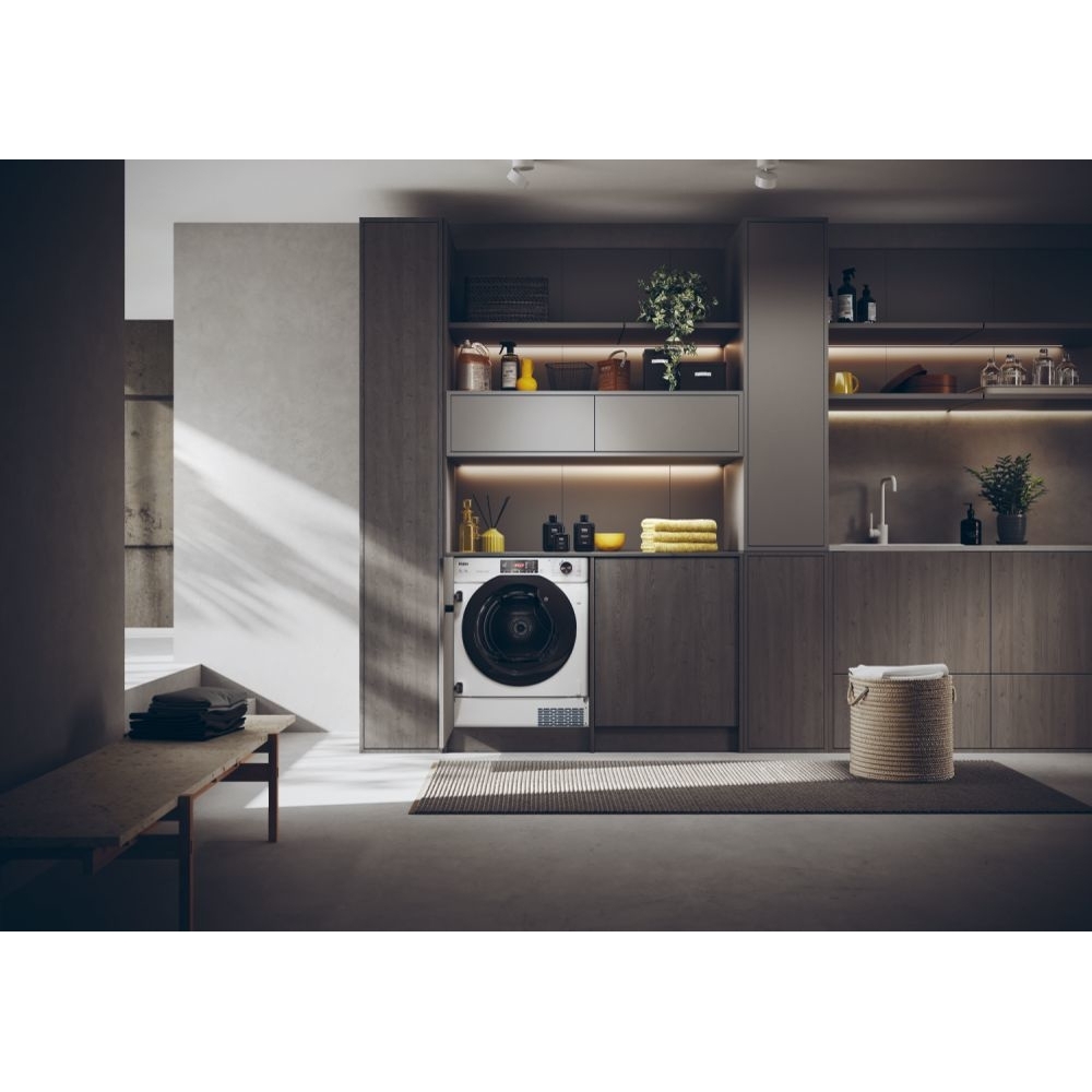 Haier HDBI H7A2TBEX-80 Series 6 Integrated Heat Pump Dryer, 7kg, White, A++ Rated