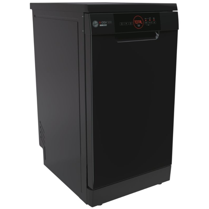 Hoover HDPH 2D1049B-80 Slimline Dishwasher, 10 Place Settings, Black, E Rated