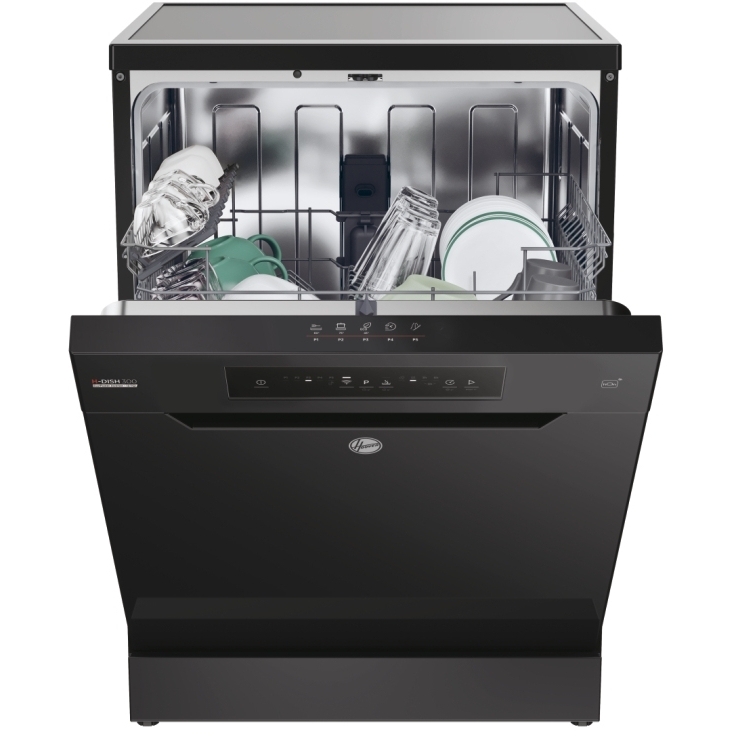 Hoover HF 3C7L0B-80 Dishwasher, 13 Place Settings, Black, C Rated