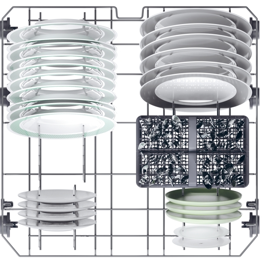 Candy CF3C9E0W-80 Dishwasher, 13 Place Settings, White, C Rated