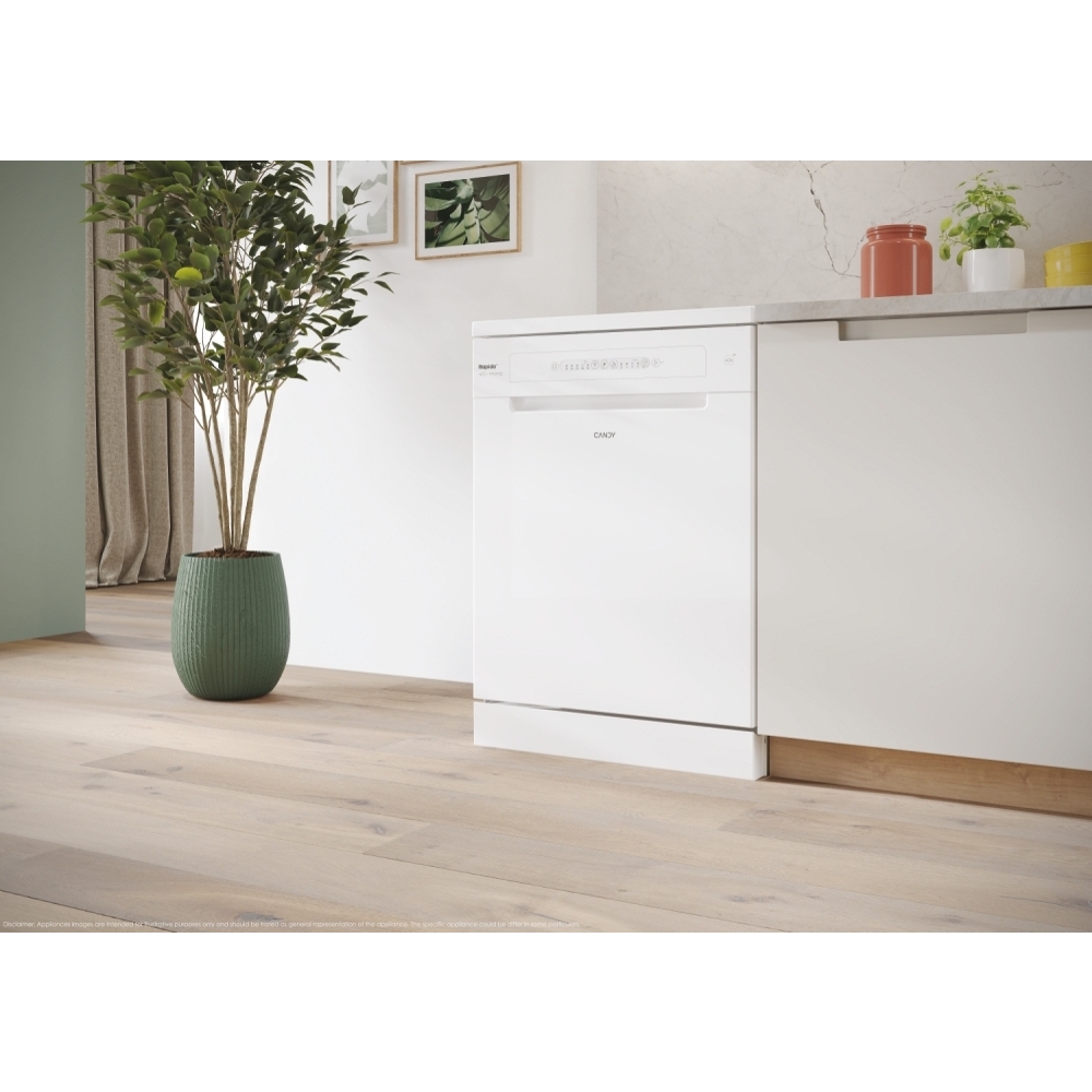 Candy CF3C9E0W-80 Dishwasher, 13 Place Settings, White, C Rated