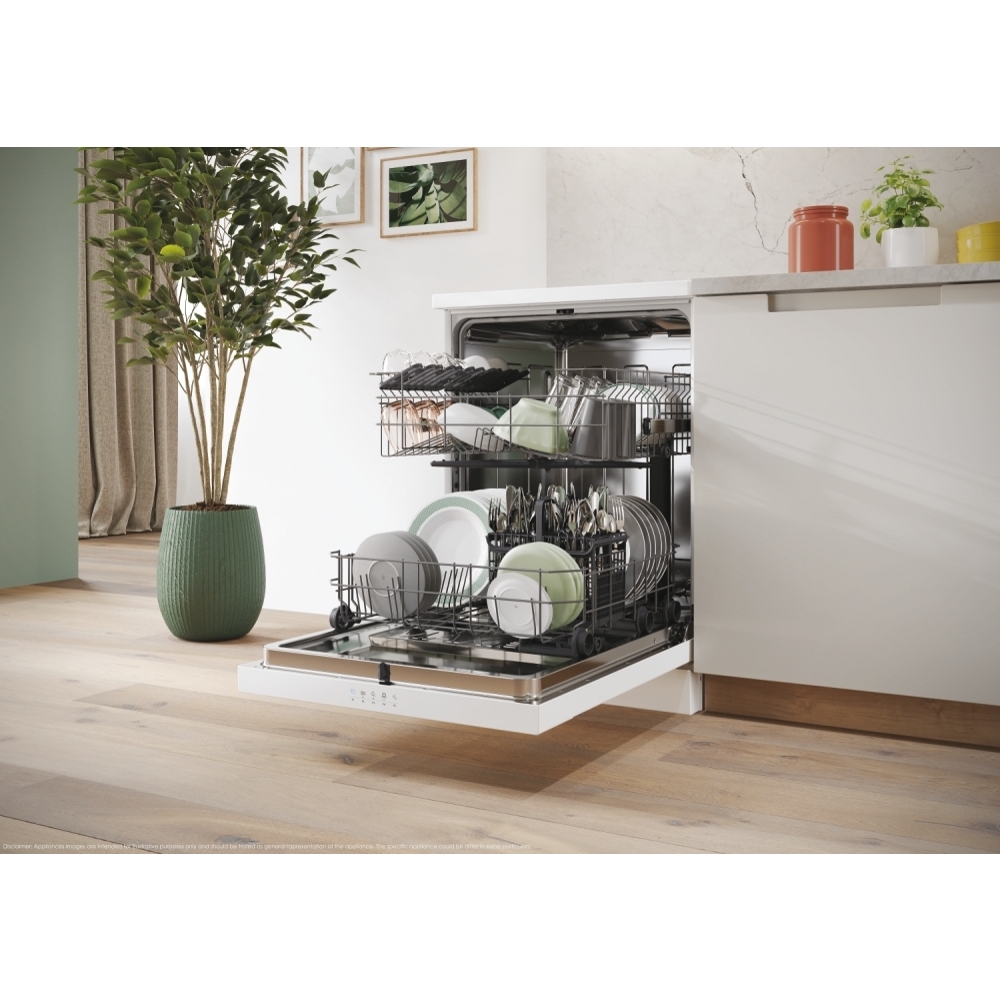 Candy CF3C9E0W-80 Dishwasher, 13 Place Settings, White, C Rated