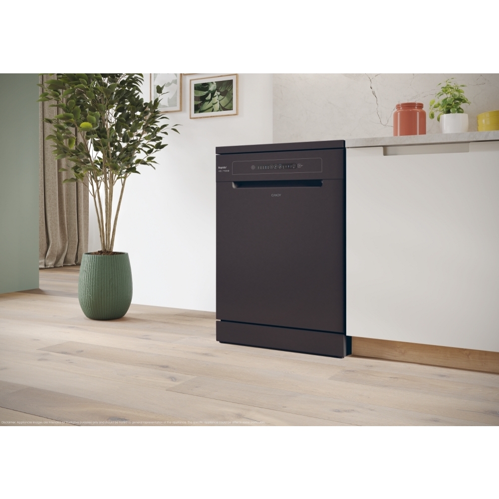 Candy CF3C9E0B-80 Dishwasher, 13 Place Settings, Black, C Rated