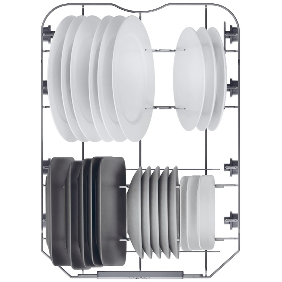 Haier XF1C3TB1FW-80 Slimline Dishwasher, 8 Place Settings, White, C Rated