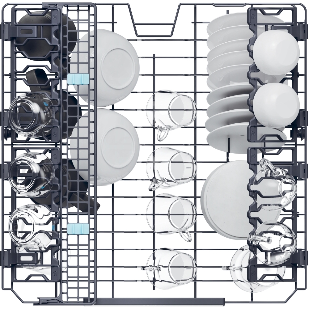 Haier XF 5C7M0W-80 Dishwasher, 15 Place Settings, White, C Rated