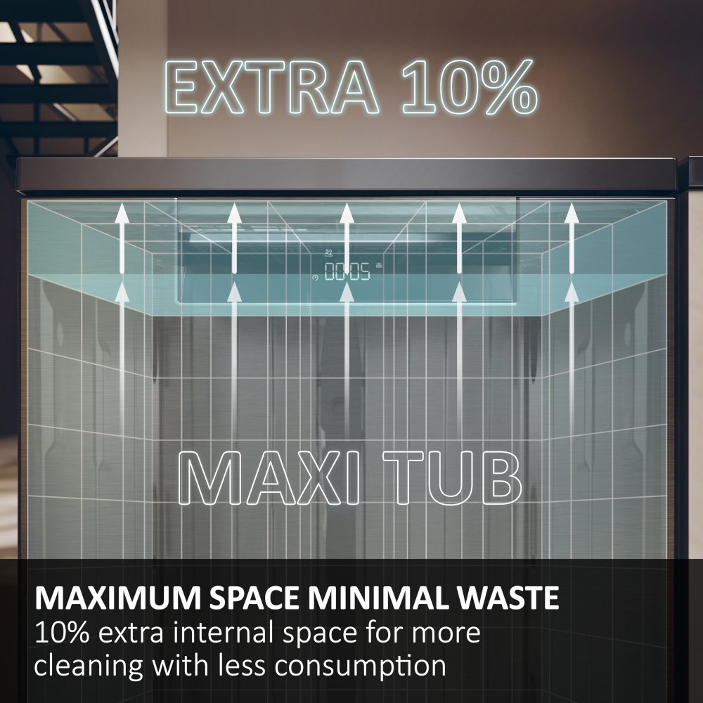 Haier XF 5C7M0W-80 Dishwasher, 15 Place Settings, White, C Rated