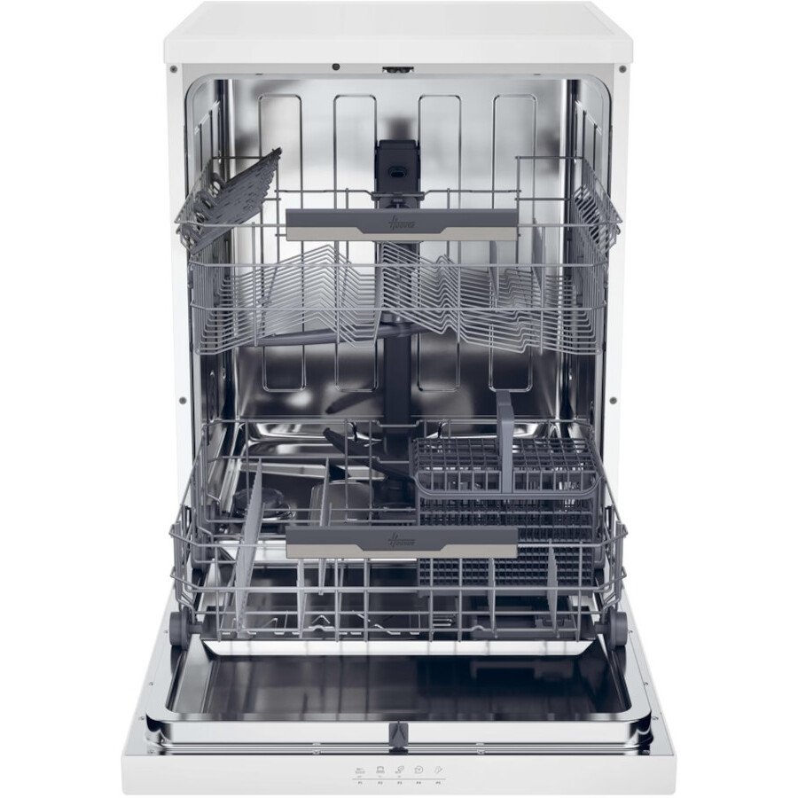 Hoover HFP 4C7E0W-80 Dishwasher, 14 Place Settings, White, C Rated