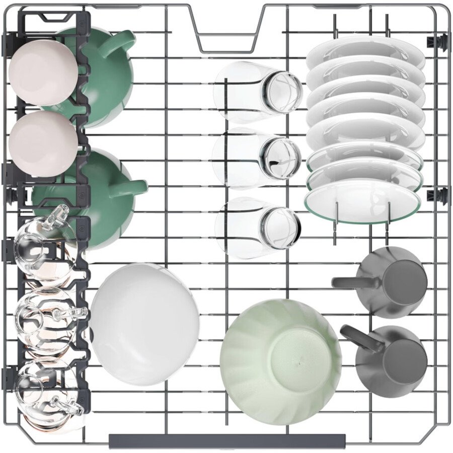 Hoover HFP 4C7E0W-80 Dishwasher, 14 Place Settings, White, C Rated