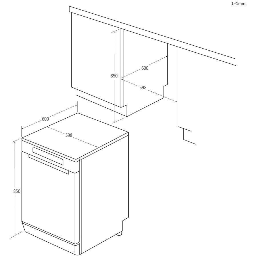 Hoover HFP 4C7E0A-80 Dishwasher, 14 Place Settings, Grey, C Rated
