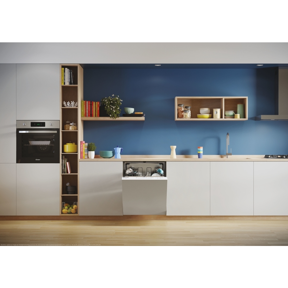 Candy CI 3E53E0W-80 Fully Integrated Dishwasher, 13 Place Settings, E Rated