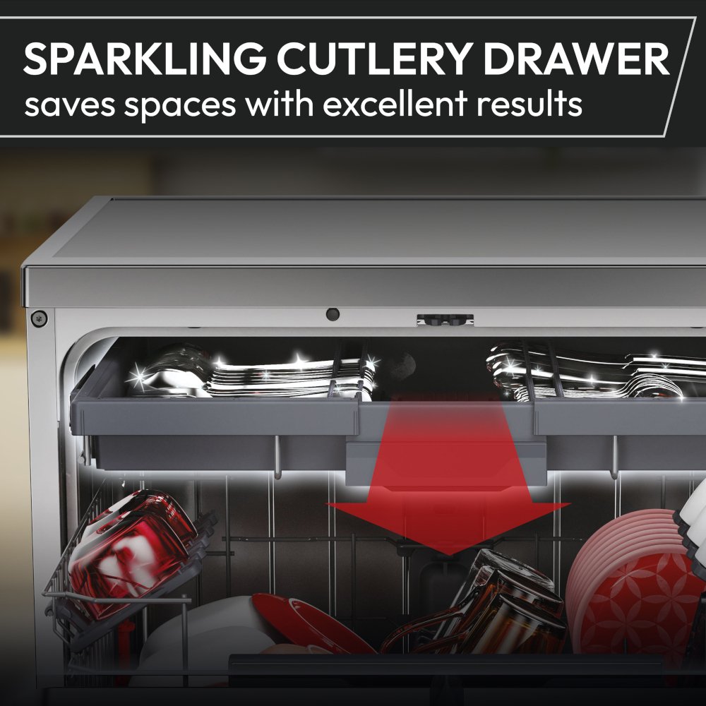 Hoover HI 6B2S3PSTA-80 Fully Integrated Dishwasher, 16 Place Settings, B Rated