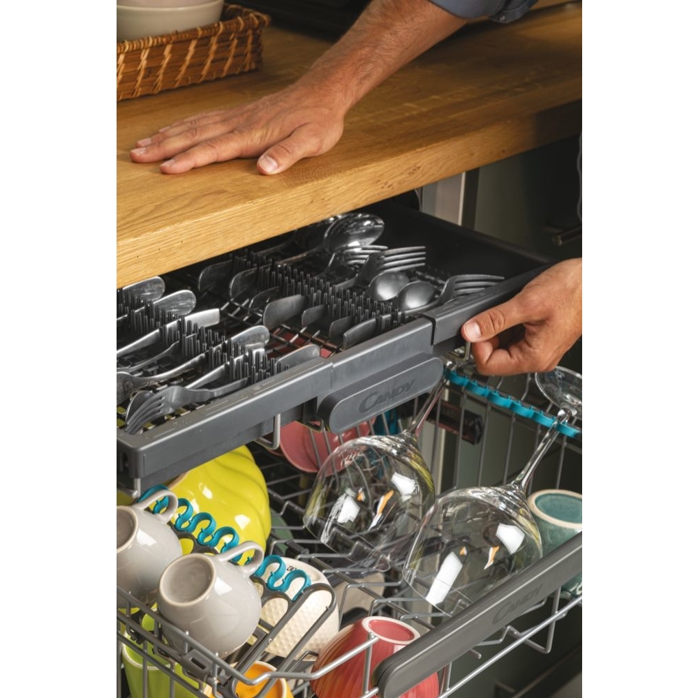 Candy CI 6C4F1PMA-80 Fully Integrated Dishwasher, 16 Place Settings, C Rated