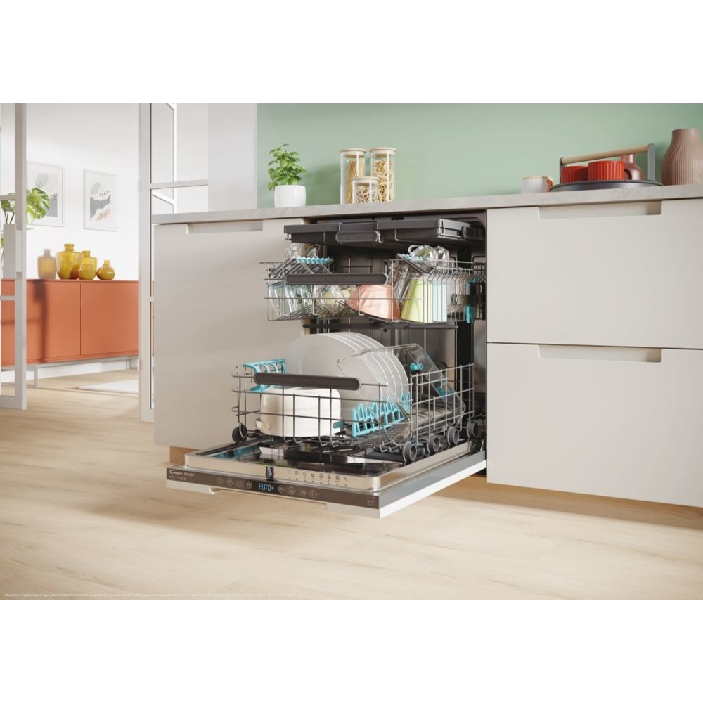 Candy CI 6C4F1PMA-80 Fully Integrated Dishwasher, 16 Place Settings, C Rated