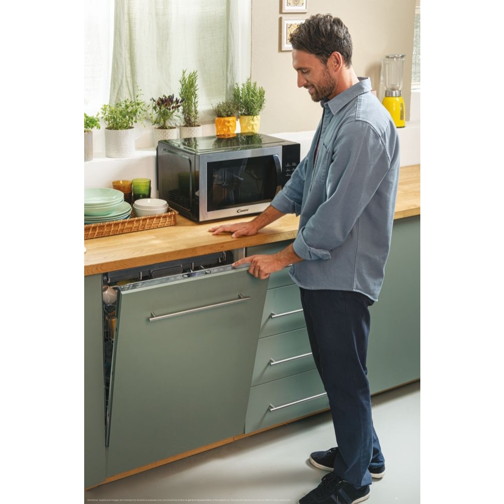 Candy CI 6C4F1PMA-80 Fully Integrated Dishwasher, 16 Place Settings, C Rated