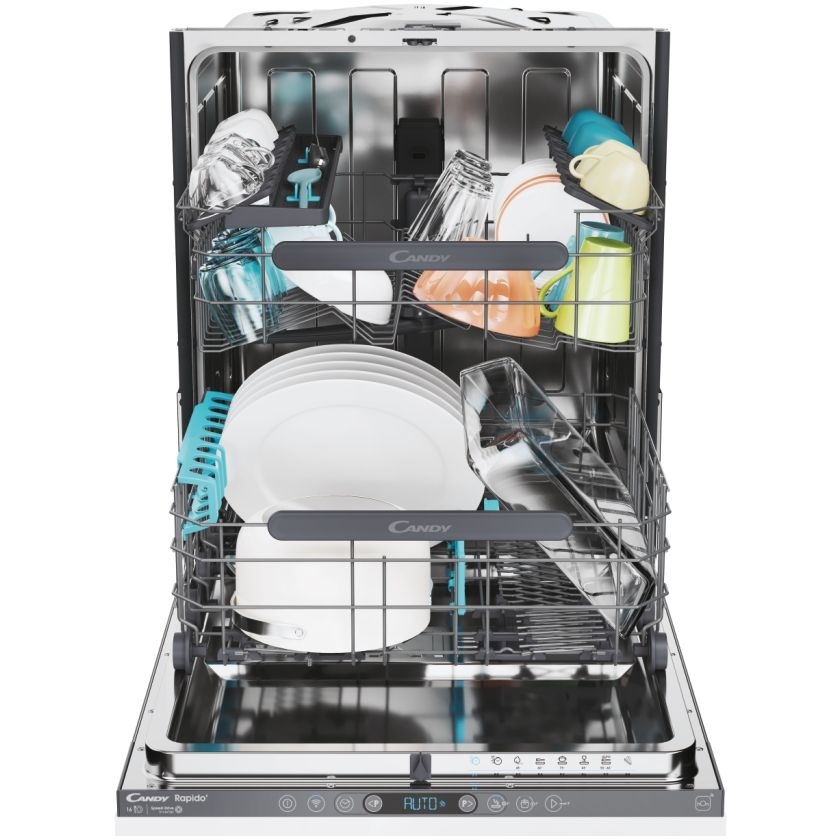 Candy CI 6C4F1PMA-80 Fully Integrated Dishwasher, 16 Place Settings, C Rated