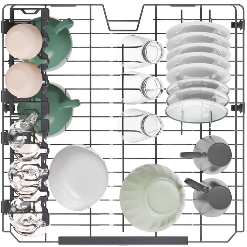 Hoover HI4C6F0S-80 Fully Integrated Dishwasher, 14 Place Settings, C Rated