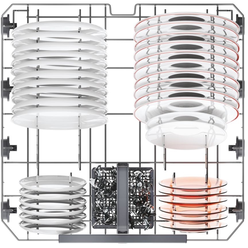 Hoover HI5C6F0S-80 Fully Integrated Dishwasher, 15 Place Settings, C Rated
