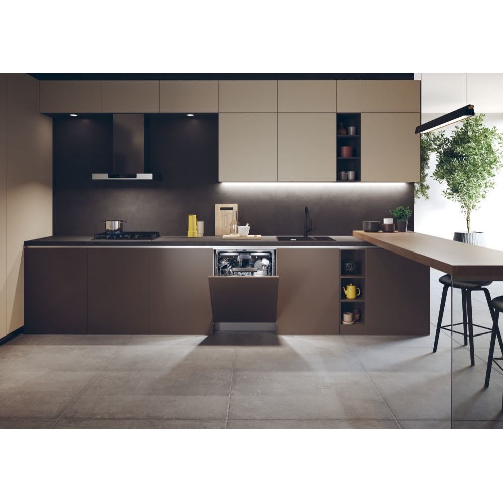 Haier XS 6B4S3FSB-80 Integrated Dishwasher, 16 Place Settings, B Rated