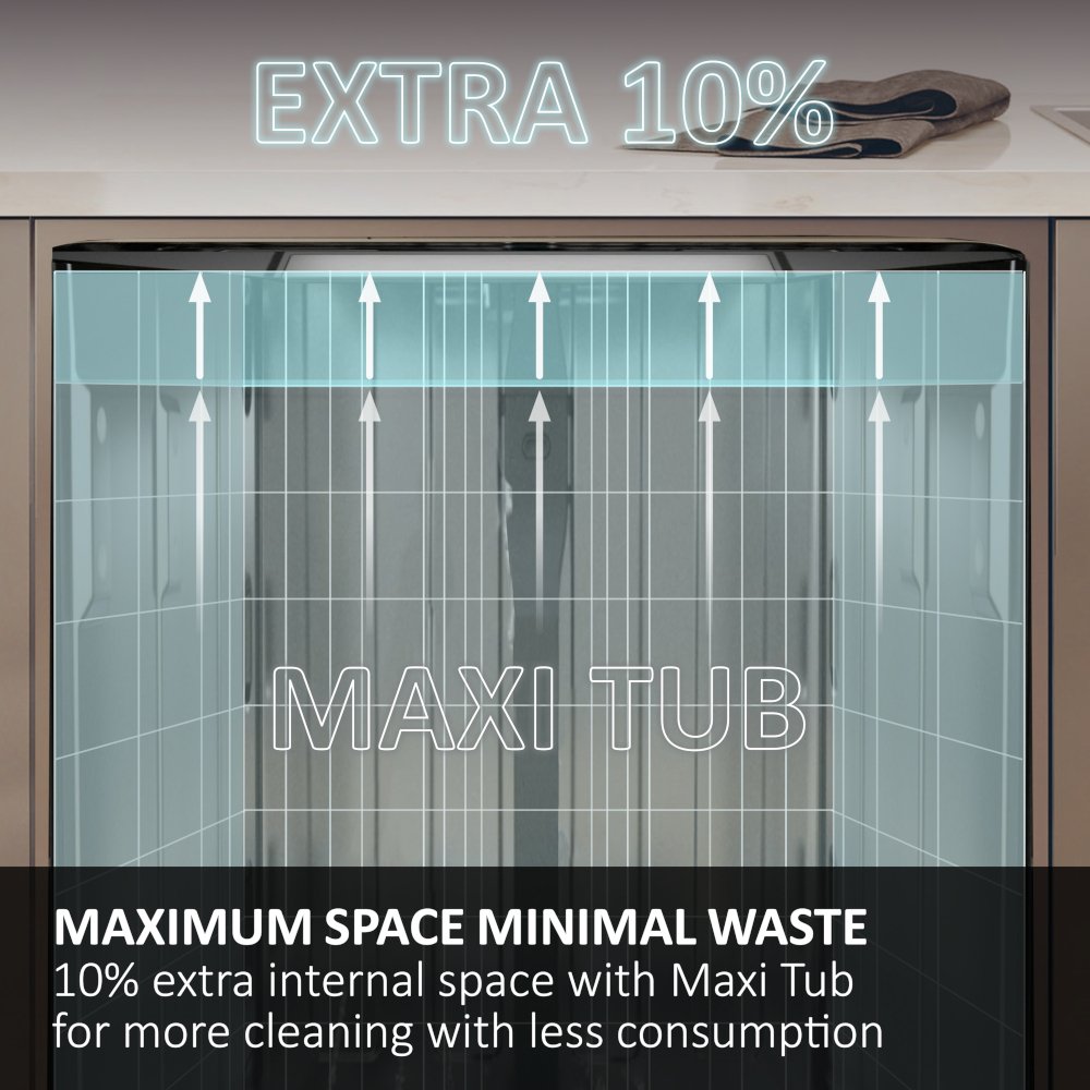 Haier XI 6C4S3FSB-80 Fully Integrated Dishwasher, 16 Place Settings, C Rated